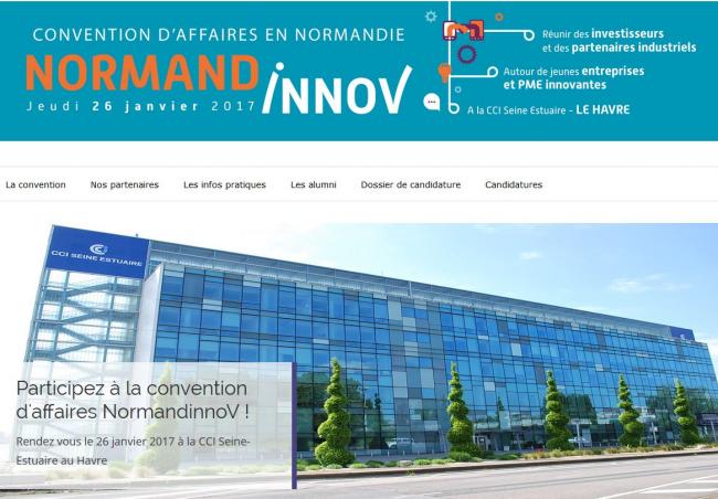 Site web Normandinnov