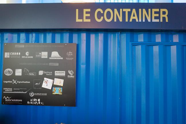 Le container, cantine numérique du Havre