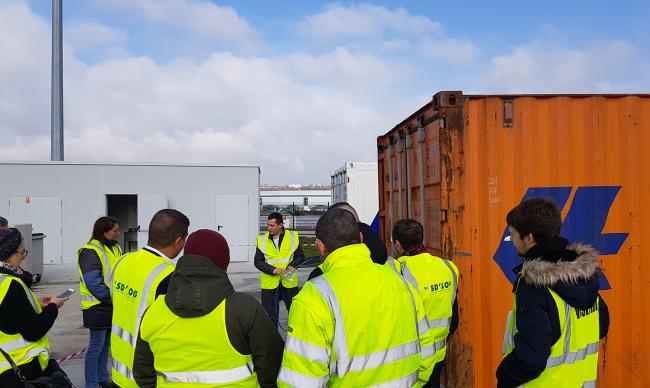 Demonstration d'EWS Group chez SD Log, au Havre